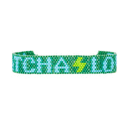 JENKI x Mira Mikati - Hand-beaded ‘Matcha Love’ Bracelet